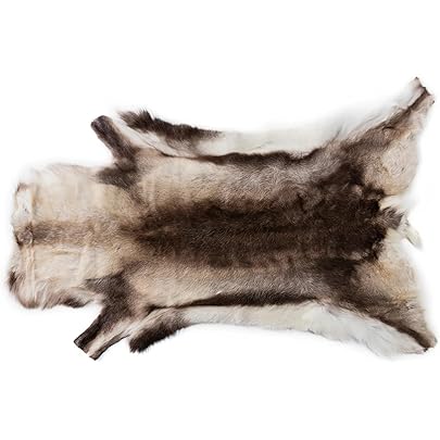 Amazon.co.jp: トナカイの毛皮 【天然】【スウェーデン産